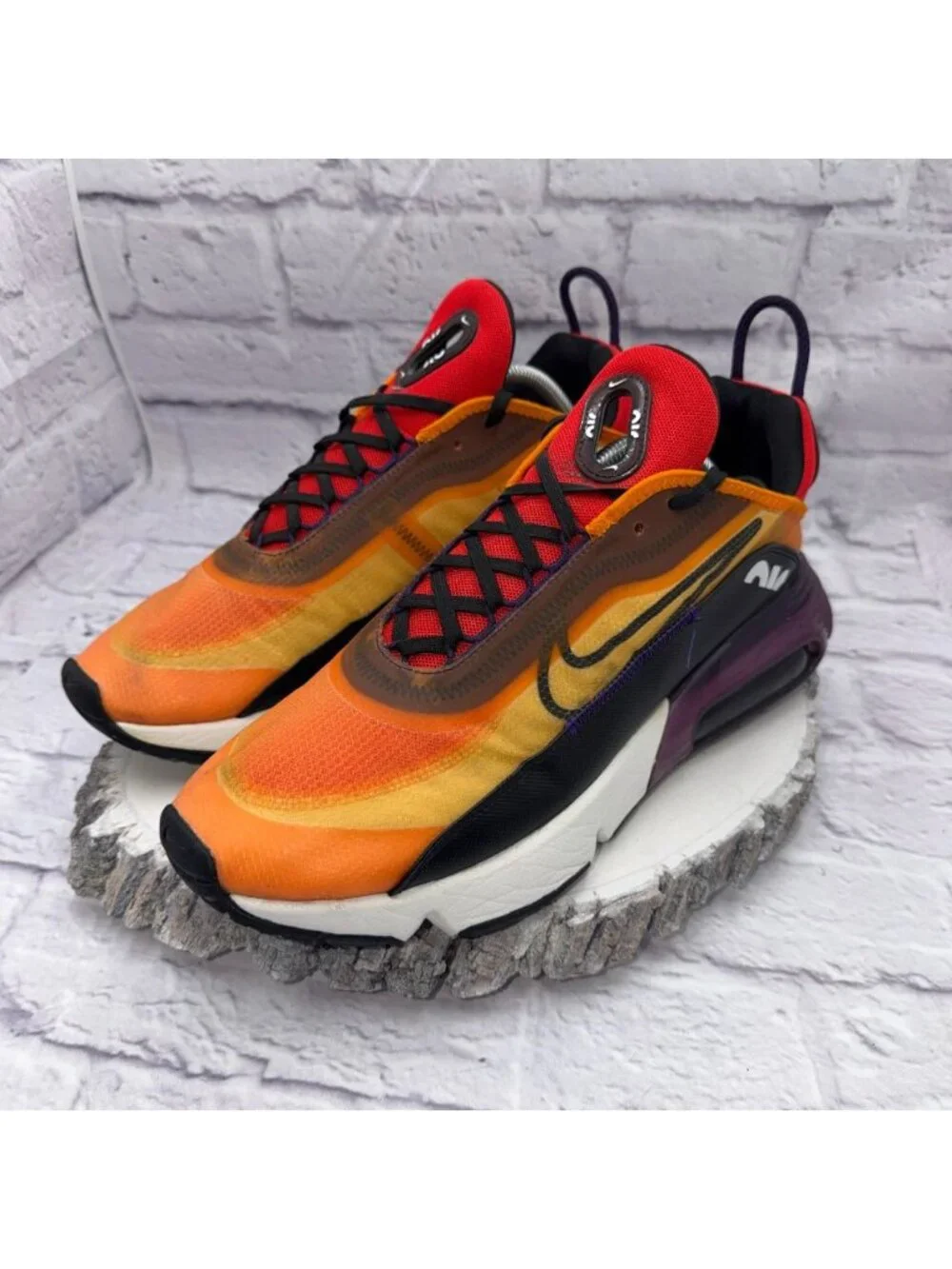 Nike Air Max 2090 Magma Orange Purple Men's Running Shoes BV9977-800 Size 11.5
